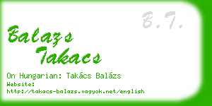 balazs takacs business card